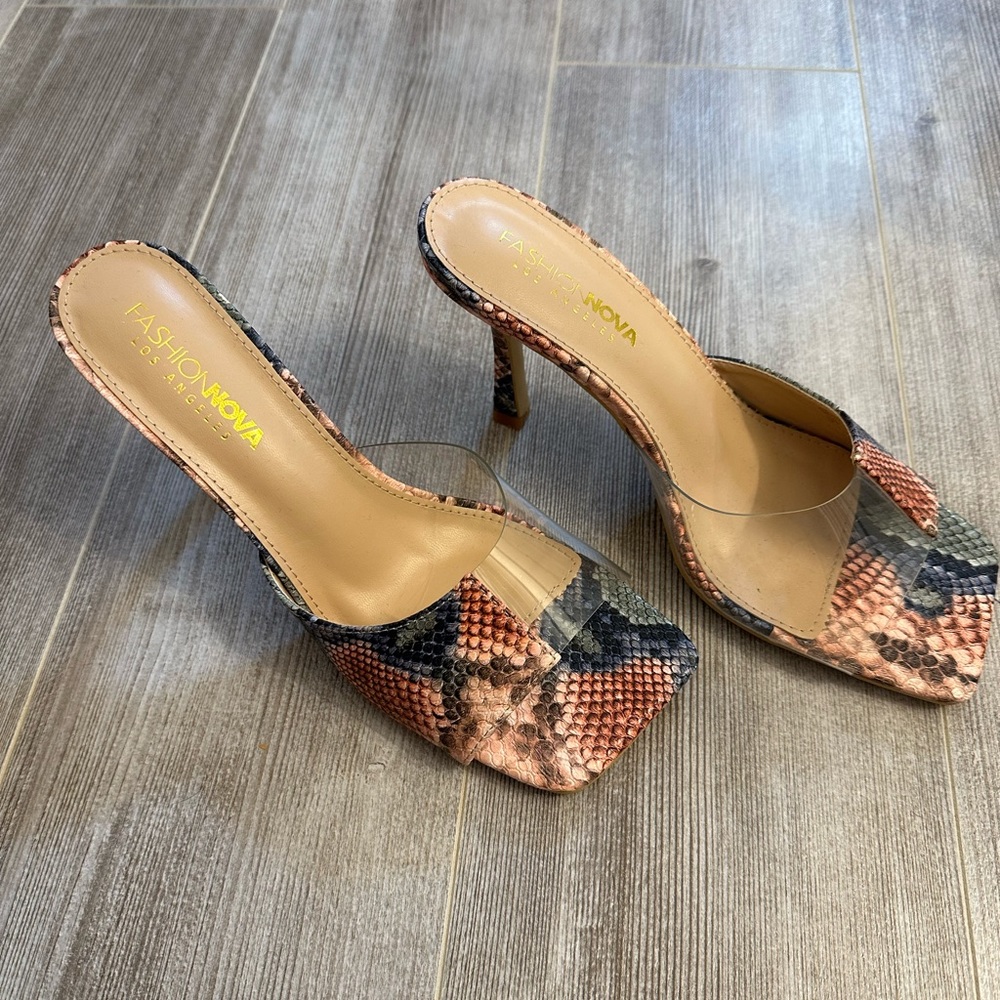 Square Toe Fashion Nova Heels